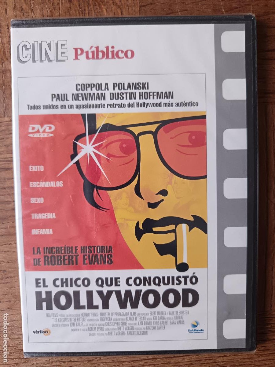 Cine: El chico que conquist&oacute; Hollywood DVD DOCUMENTAL con Francis Ford Coppola, Roman Polanski Paul Newman