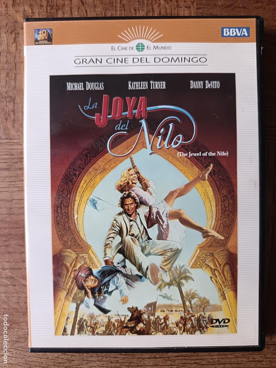 Cine: LA JOYA DEL NILO con Michael Douglas, Kathleen Turner, Danny DeVito... DVD Aventuras.
