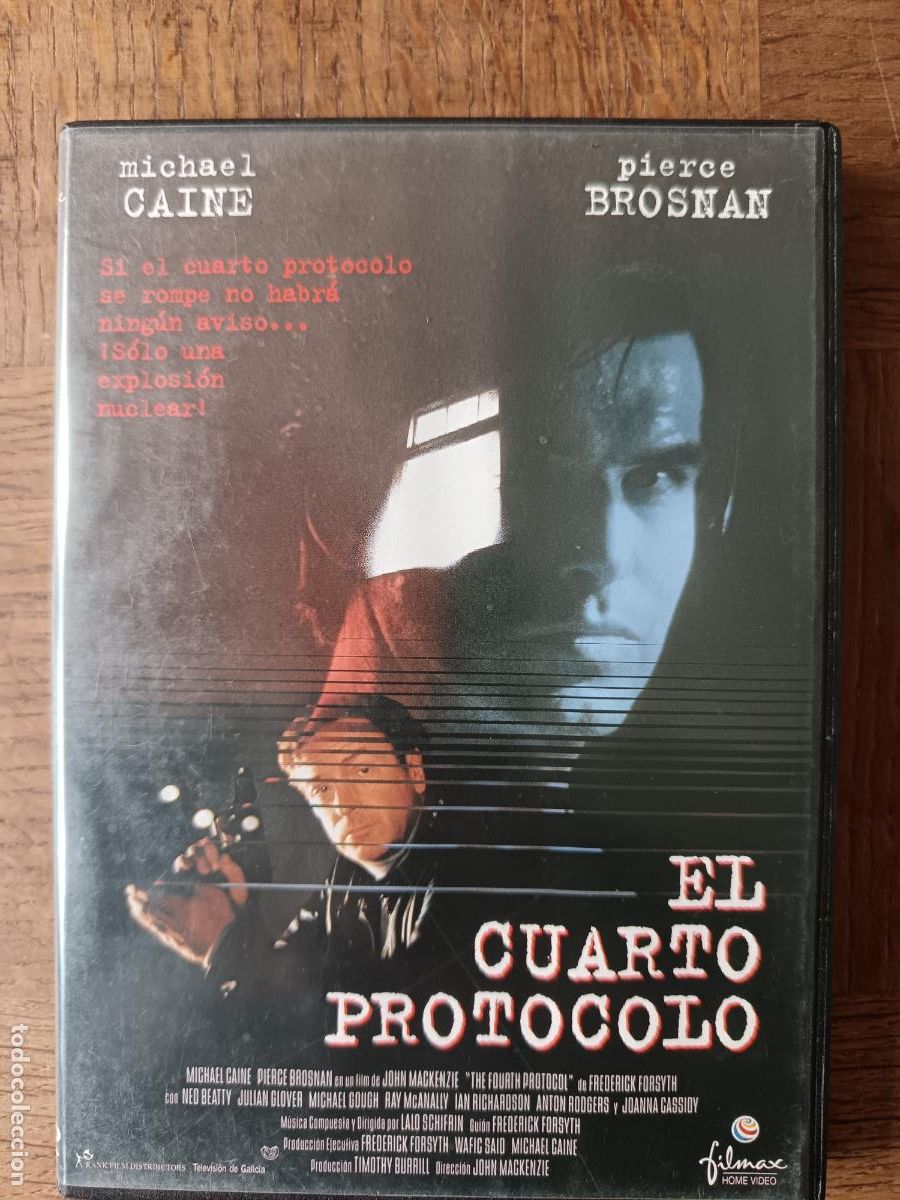 Cine: EL CUARTO PROTOCOLO con Michael Caine, Pierce Brosnan... DVD Espionaje.