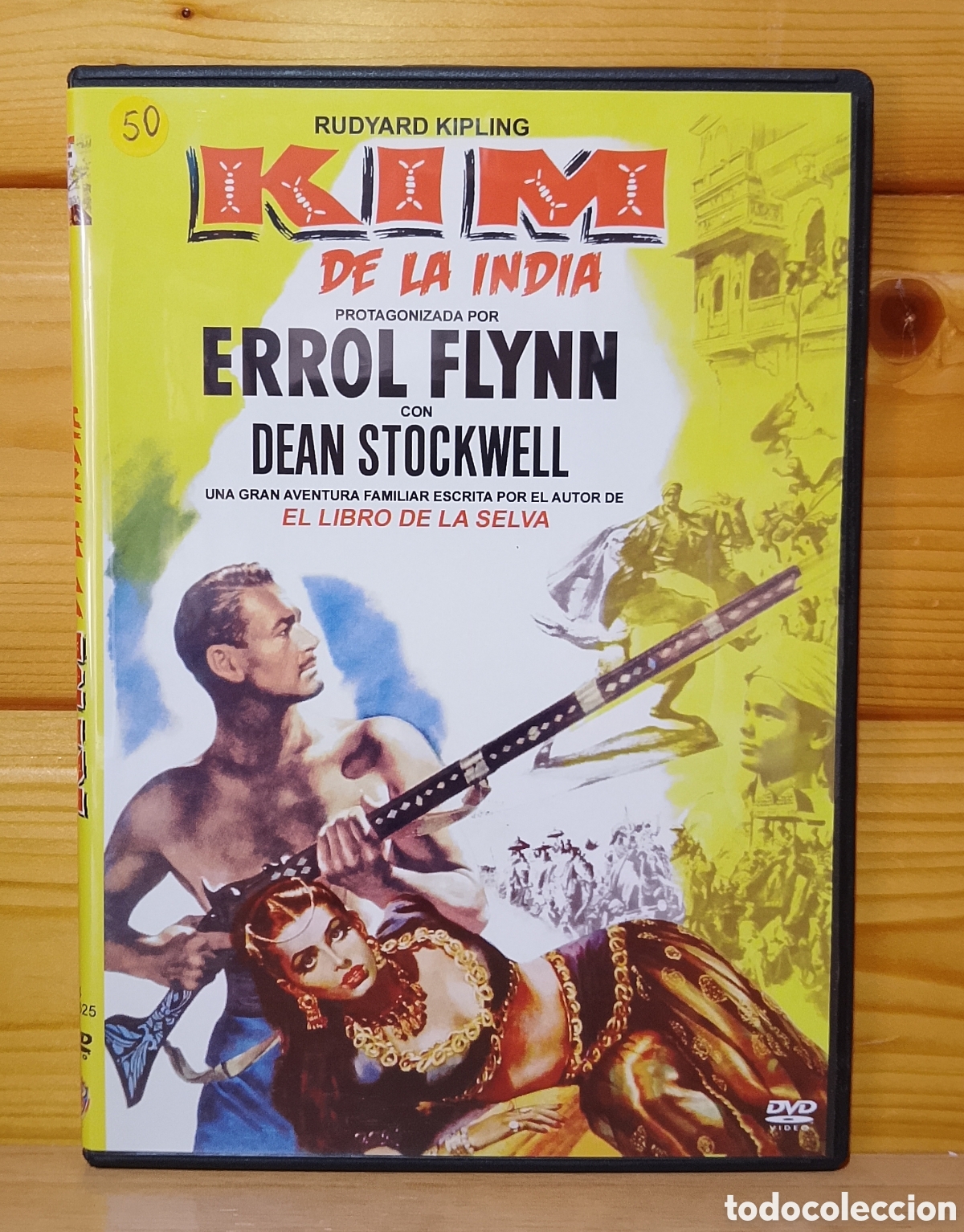 Cine: DVD Kim de la India Errol Flynn