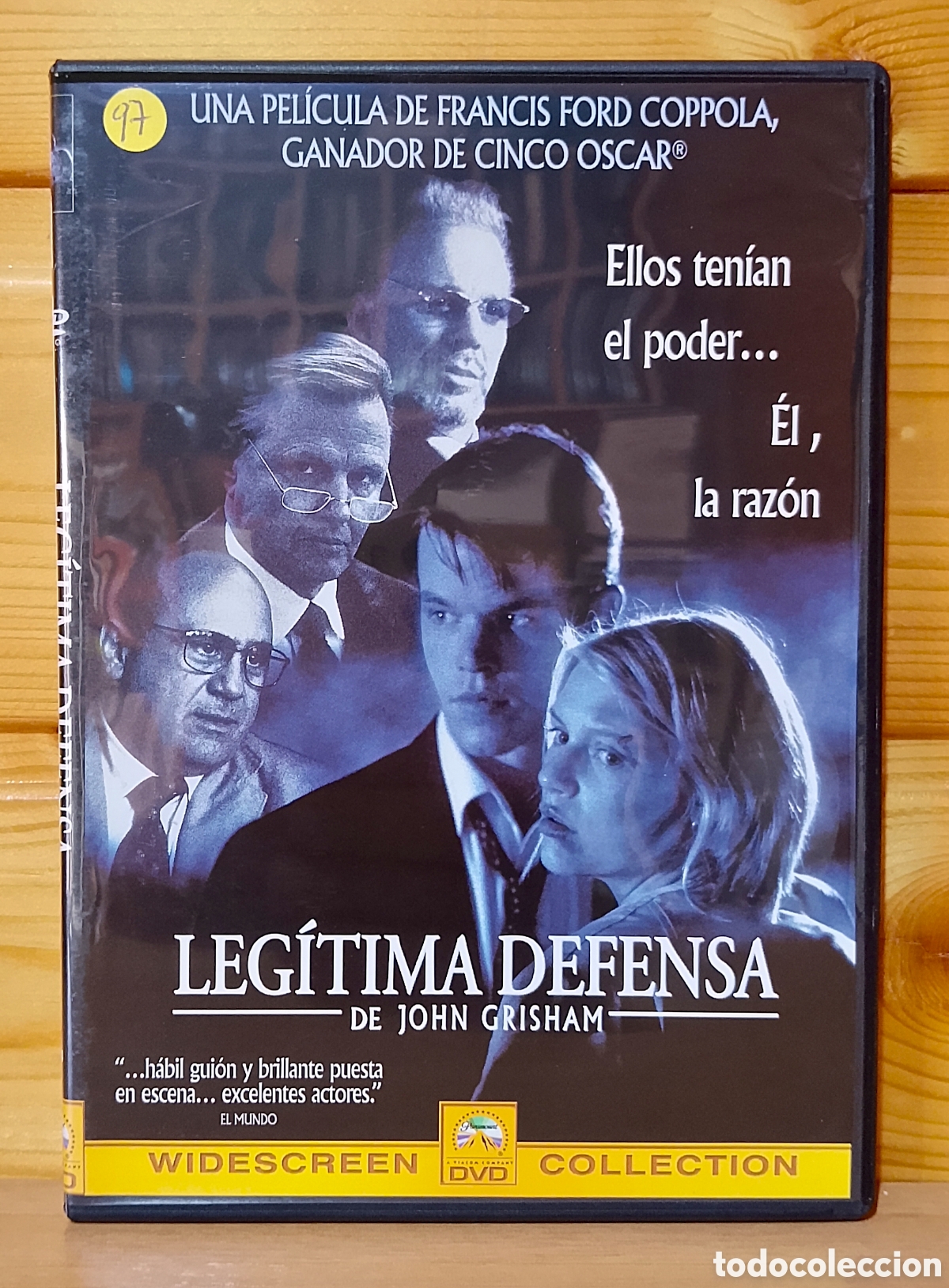 Cine: DVD Leg&iacute;tima Defensa Matt Damon