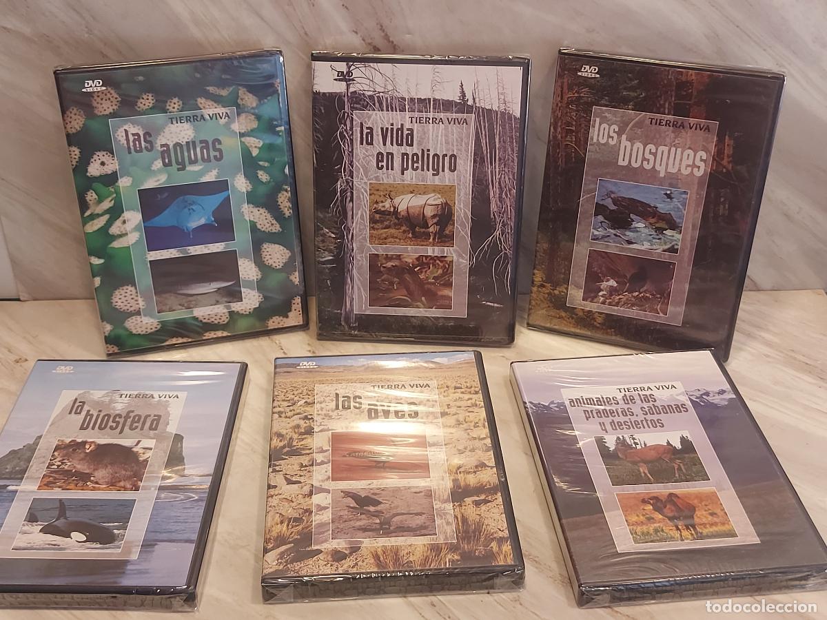 Cine: TIERRA VIVA / COLECCI&Oacute;N COMPLETA 6 DVD / NATURALEZA Y FAUNA / PRECINTADOS