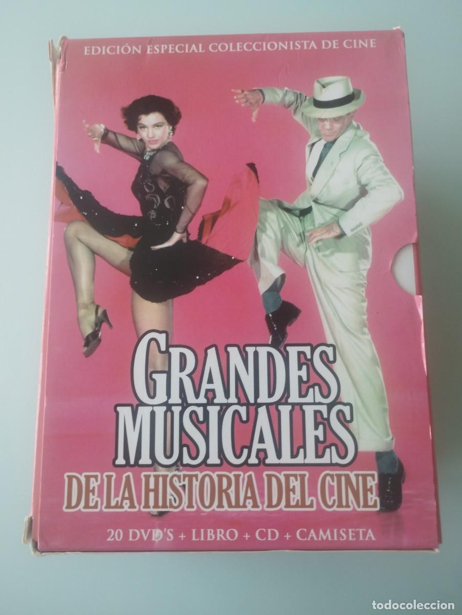 Cine: Grandes musicales de la historia del cine 20 DVD,libro,CD y camiseta