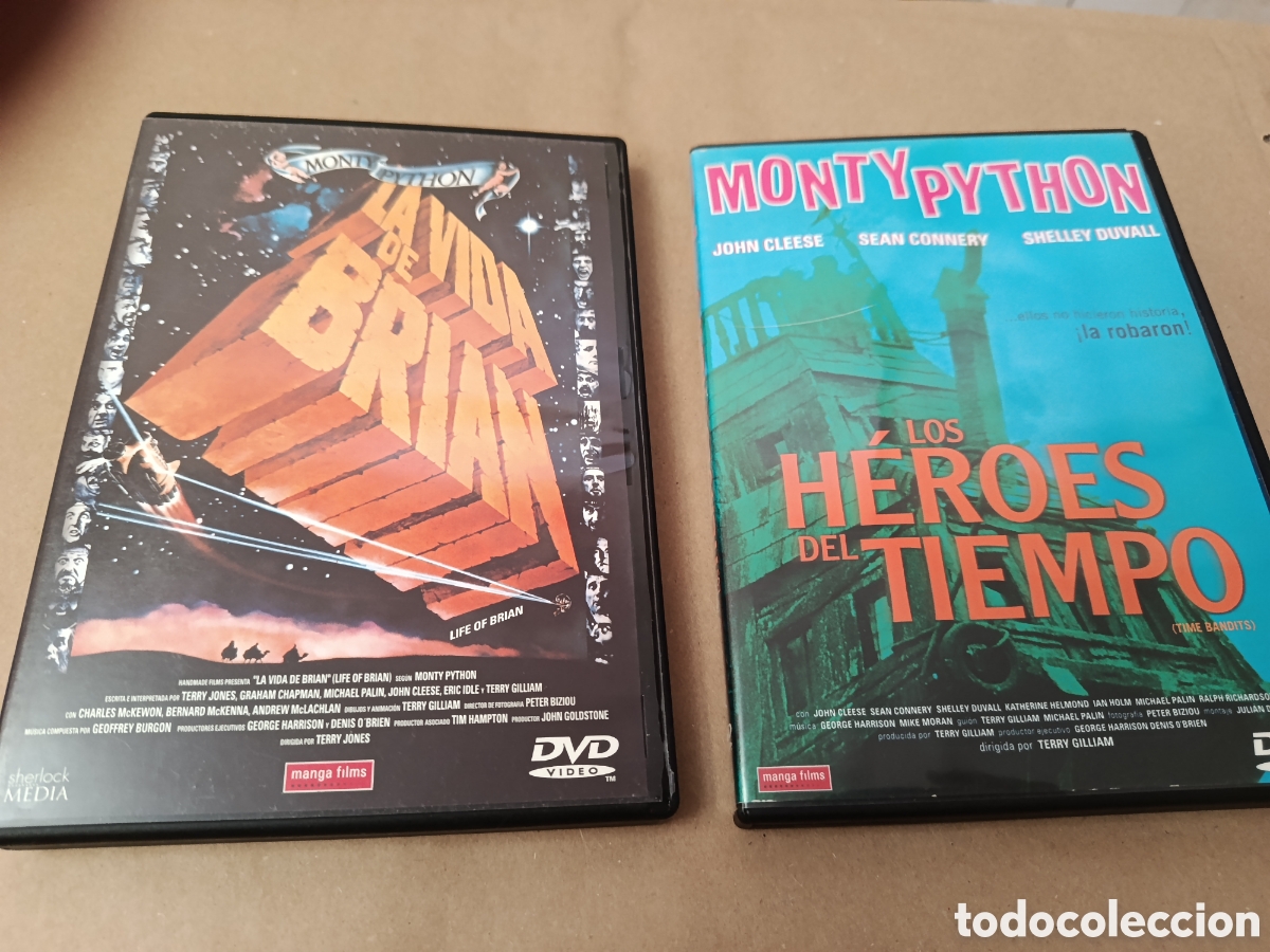 Cin&eacute;ma: 2 dvds. Monty Python. La vida de Brian + Los h&eacute;roes del tiempo.