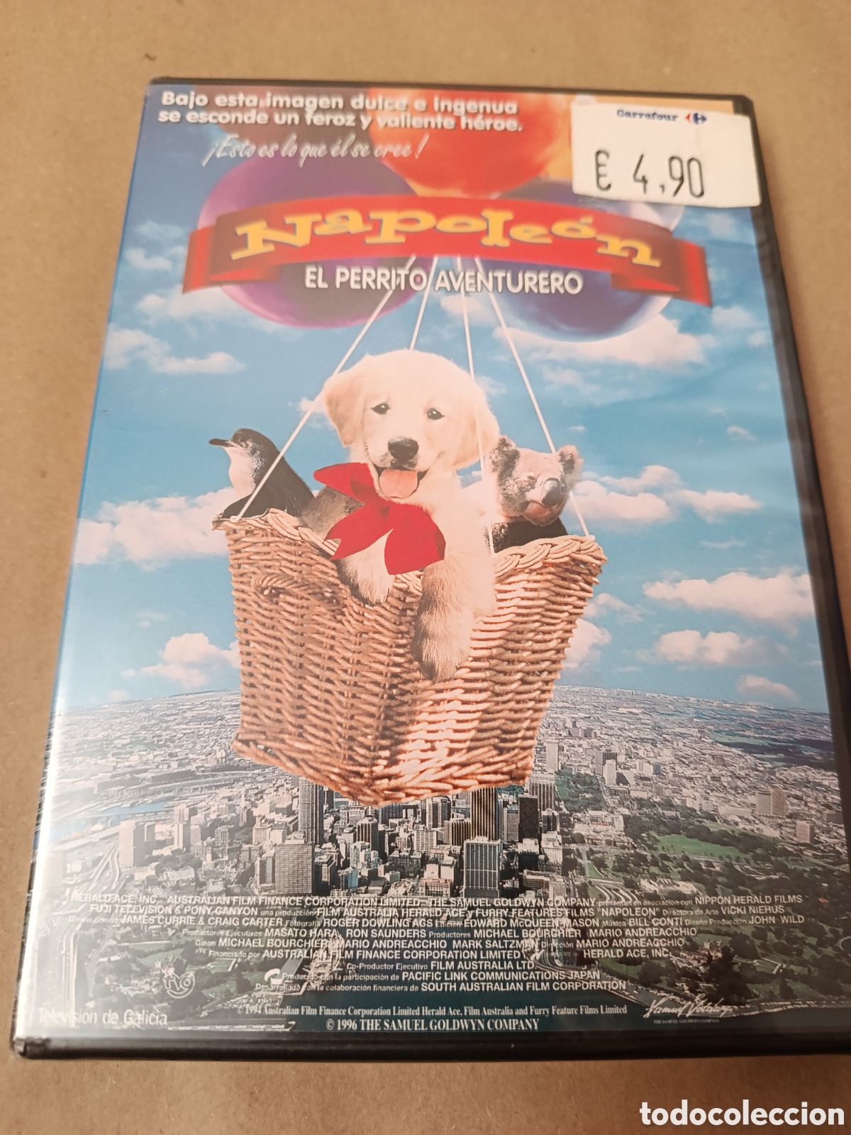 Cin&eacute;ma: Dvd. Napole&oacute;n. El perrito aventurero. Precintado.