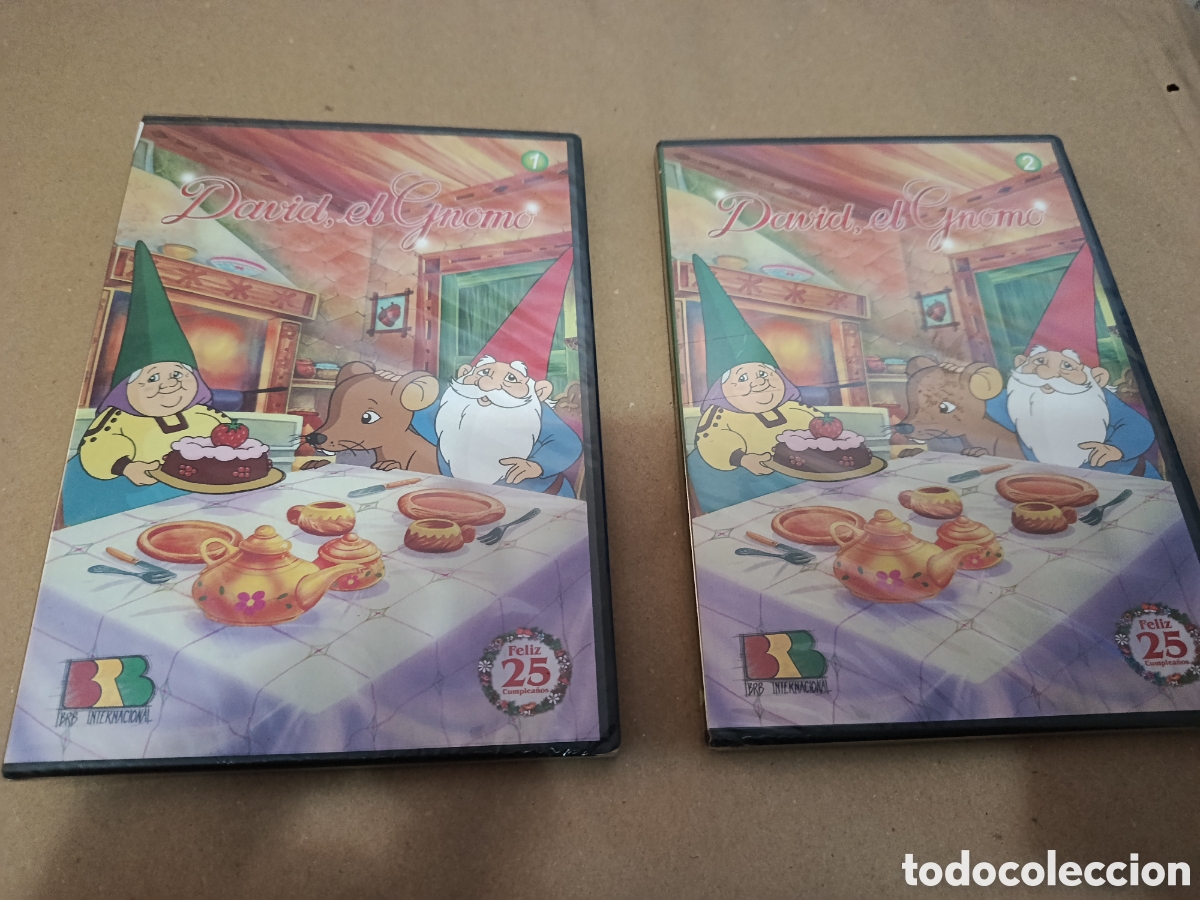 Cin&eacute;ma: 2 dvds. David el Gnomo. Volumen 1 y 2. Cap&iacute;tulos 1-6. Precintados.