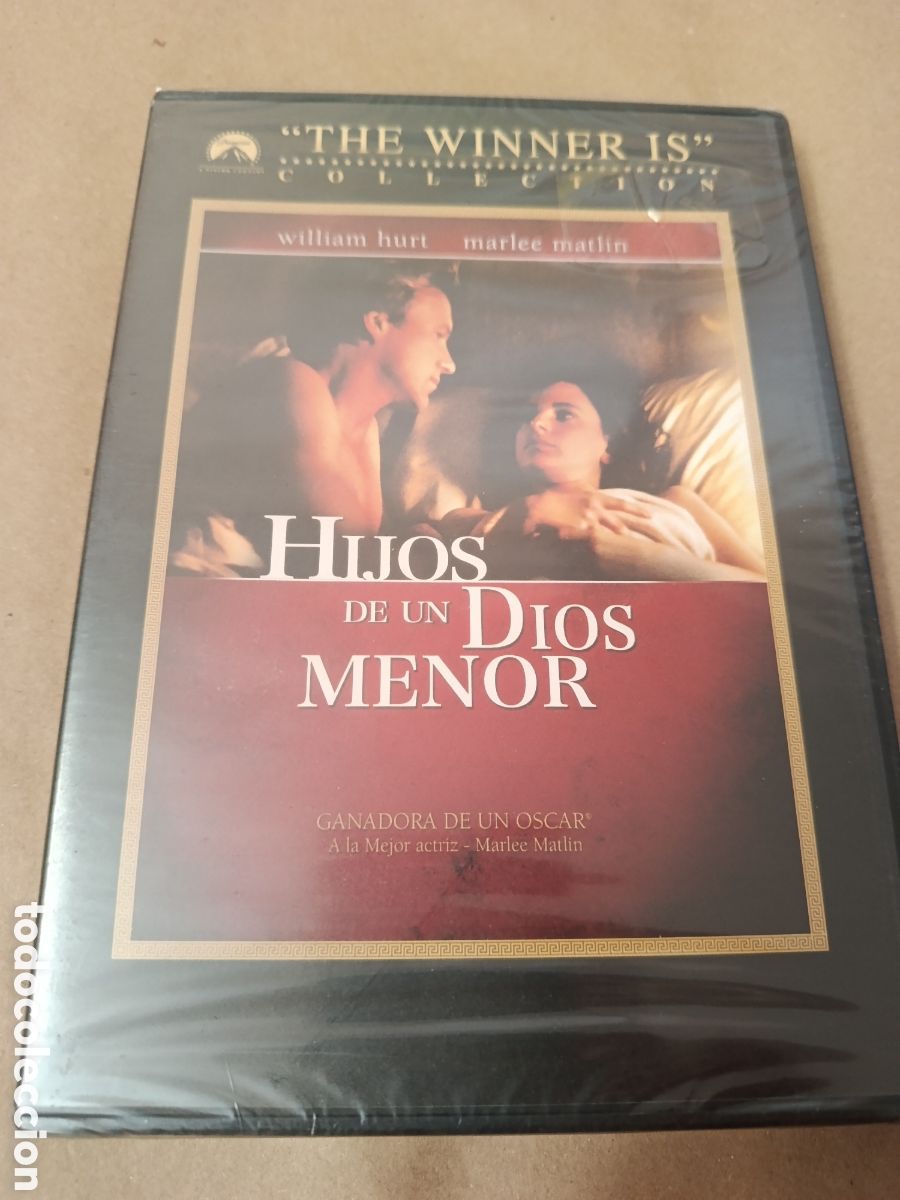 Cin&eacute;ma: Dvd. Hijos de un dios menos. Precintado. Con William Hurt.