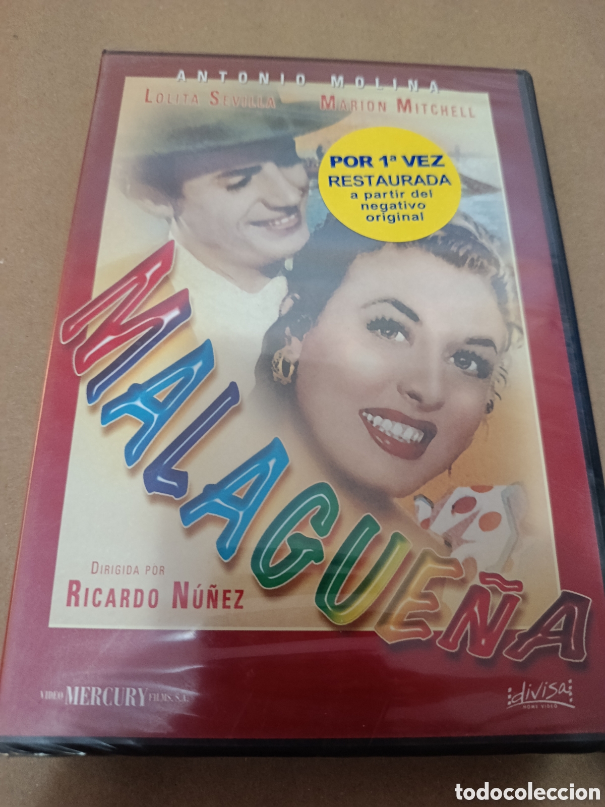 Cin&eacute;ma: Dvd. Malague&ntilde;a. Antonio Molina. Precintado. Restaurada.