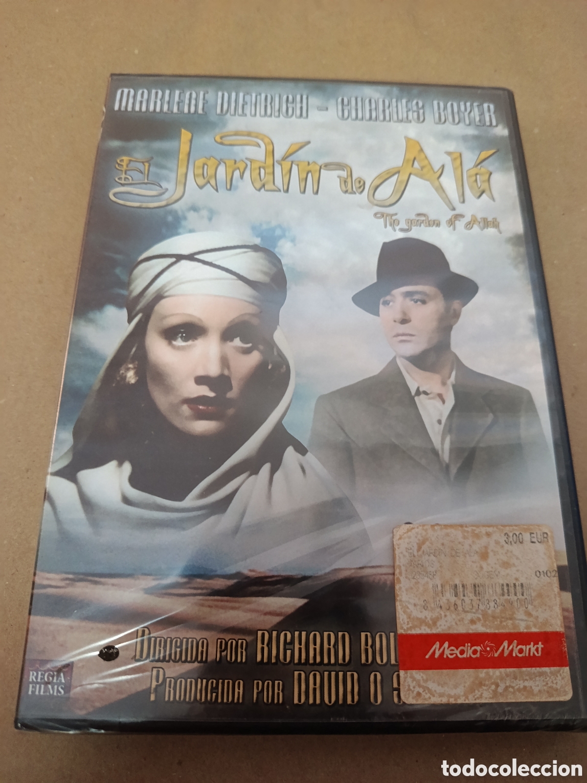 Kino: Dvd. El jard&iacute;n de Al&aacute;. Con Marlene Dietrich y Charles Boyer.