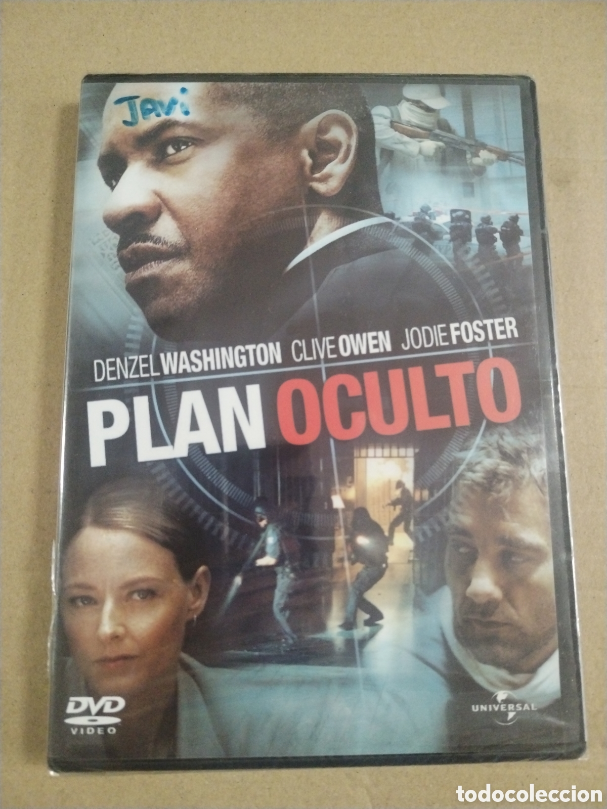 Kino: PLAN OCULTO. DENZEL WASHINGTON, CLIVE OWEN, JODIE FOSTER . DVD. Precintado.