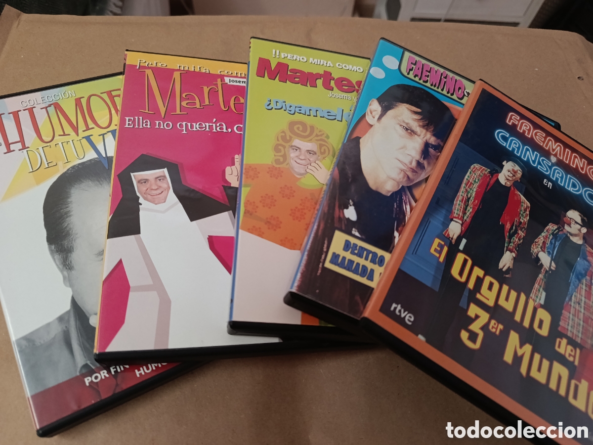 Cin&eacute;ma: 5 dvds. Humor. Ar&eacute;valo + Martes y 13 + Faemino y cansado.