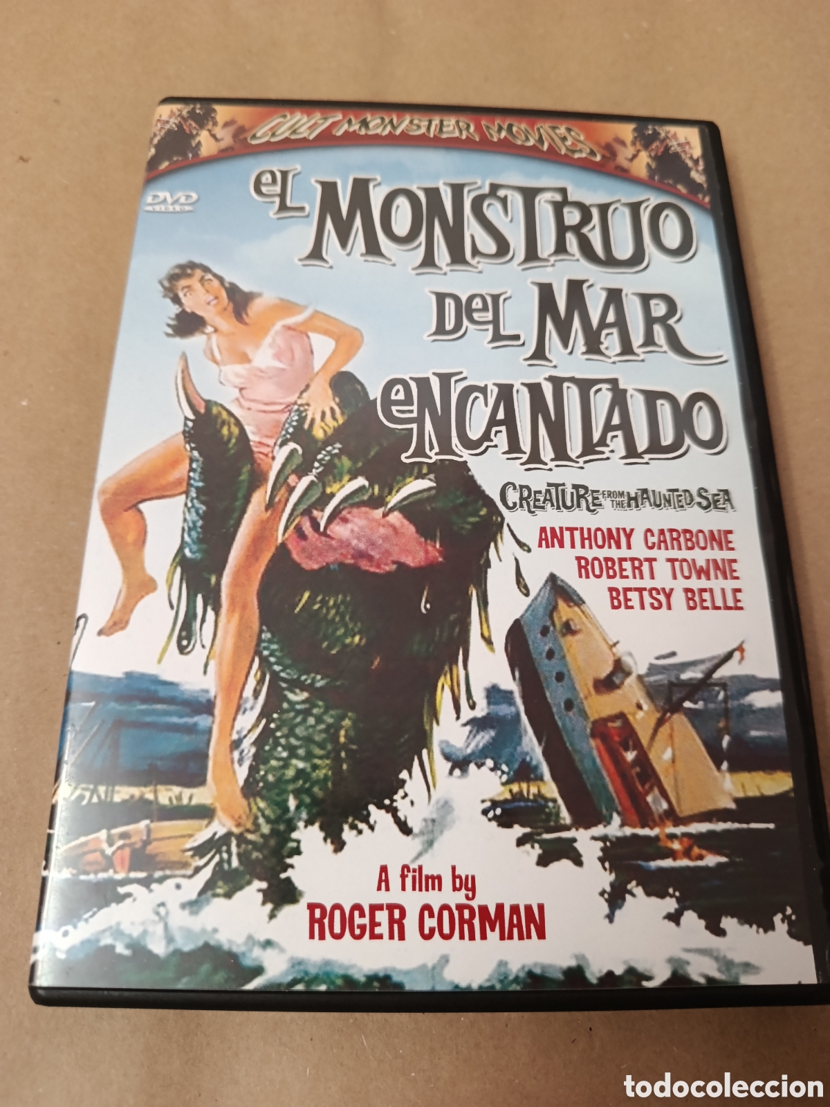 Cin&eacute;ma: Dvd. El monstruo del mar encantado. Roger Corman. Cult Monster Movies.