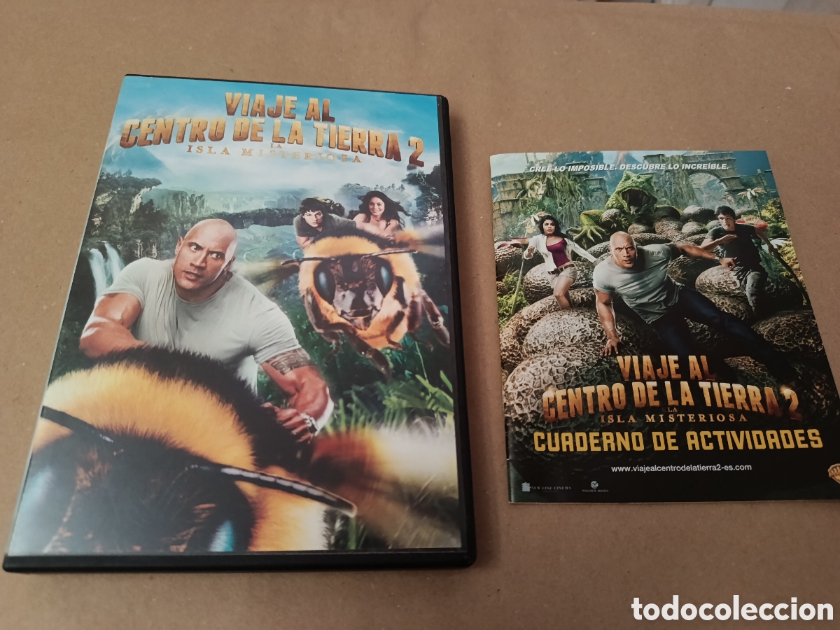Cin&eacute;ma: Dvd. Viaje al centro de la tierra 2. La isla misteriosa. Con The Rock. Con cuaderno de actividades.