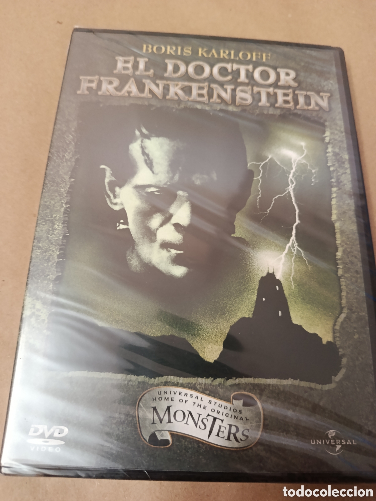 Cin&eacute;ma: Dvd. El doctor Frankenstein. Precintado. Con Boris Karloff.