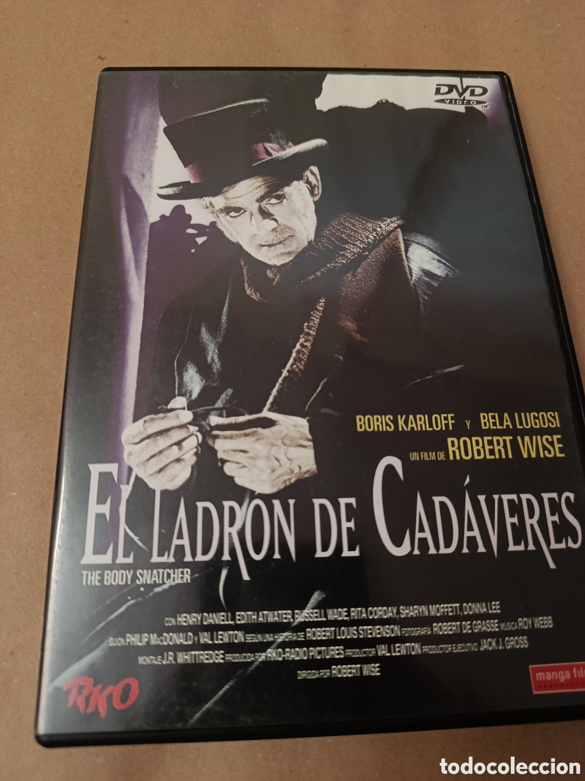 Cin&eacute;ma: Dvd. El ladr&oacute;n de cad&aacute;veres. Com Boris Karloff y Bela Lugosi. Pel&iacute;cula de Robert Wise.