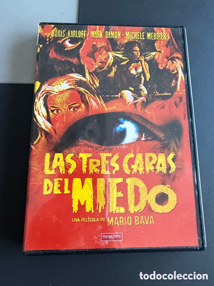 Cine: DVD. LAS TRES CARAS DEL MIEDO. Mario Bava. Boris Karloff