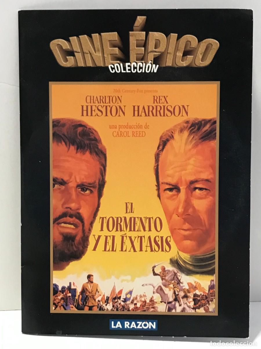 Cine: DVD CARTON, CINE EPICO - EL TORMENTO Y EL EXTASIS