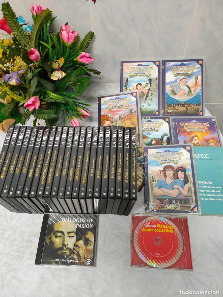 Cine: 21 DVD LOTE. BIBLIA CAT&Oacute;LICA. MUY FIEL Y COMPLETA. PEL&Iacute;CULAS. EL RESTO SE REGALA ➕ OTROS REGALOS.