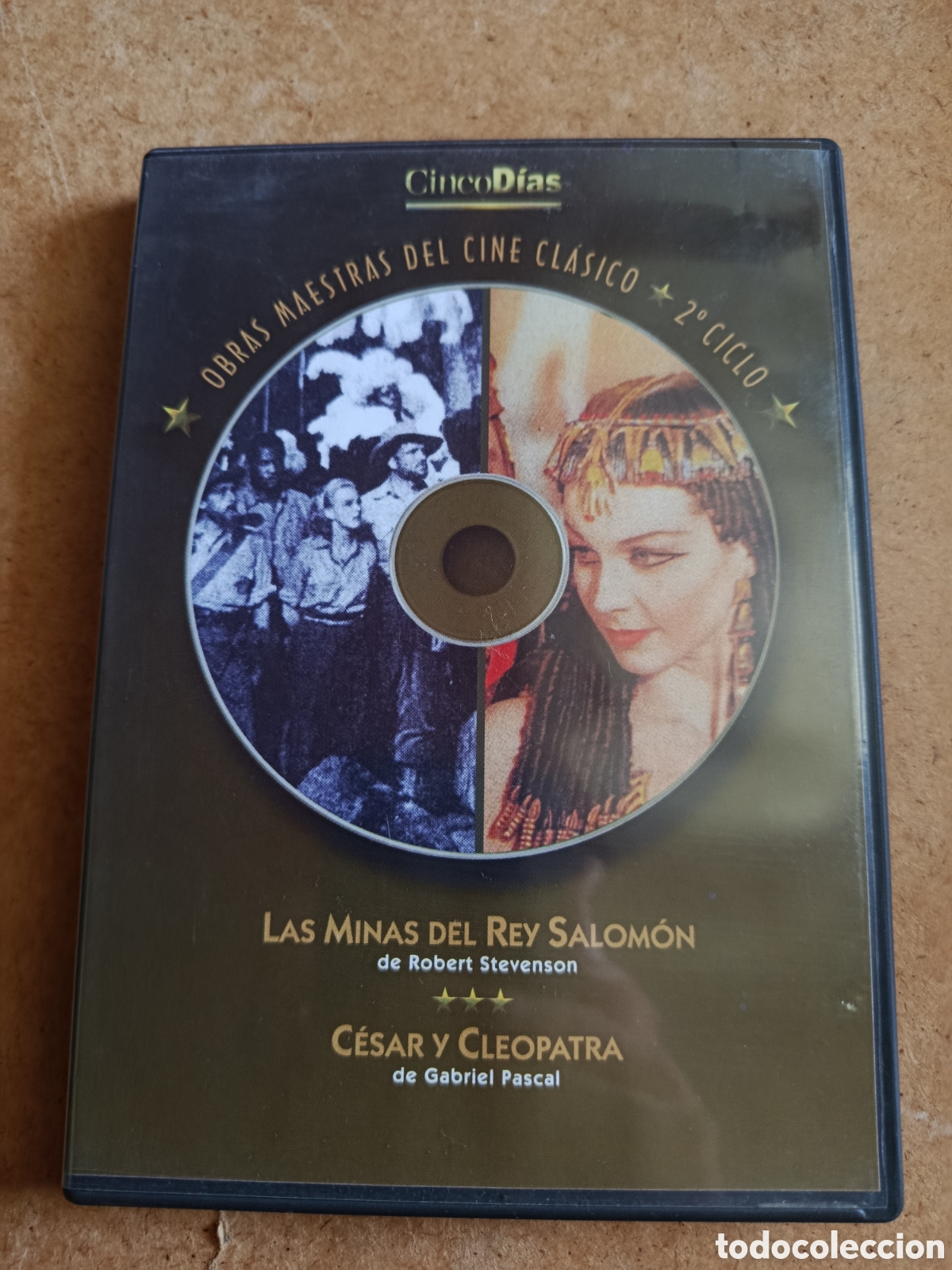 Cine: Dvd - las minas del rey Salom&oacute;n / cesar y Cleopatra