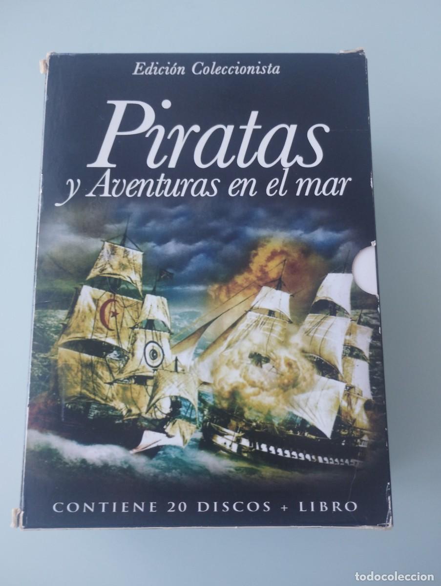Cine: Piratas y Aventuras en el mar pack 20 DVD + libro