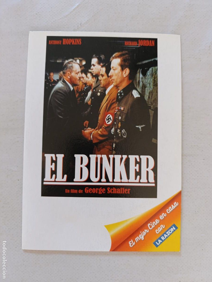 Cine: DVD EL BUNKER - ANTHONY HOPKINS - FUNDA FINA CARTON (AU)