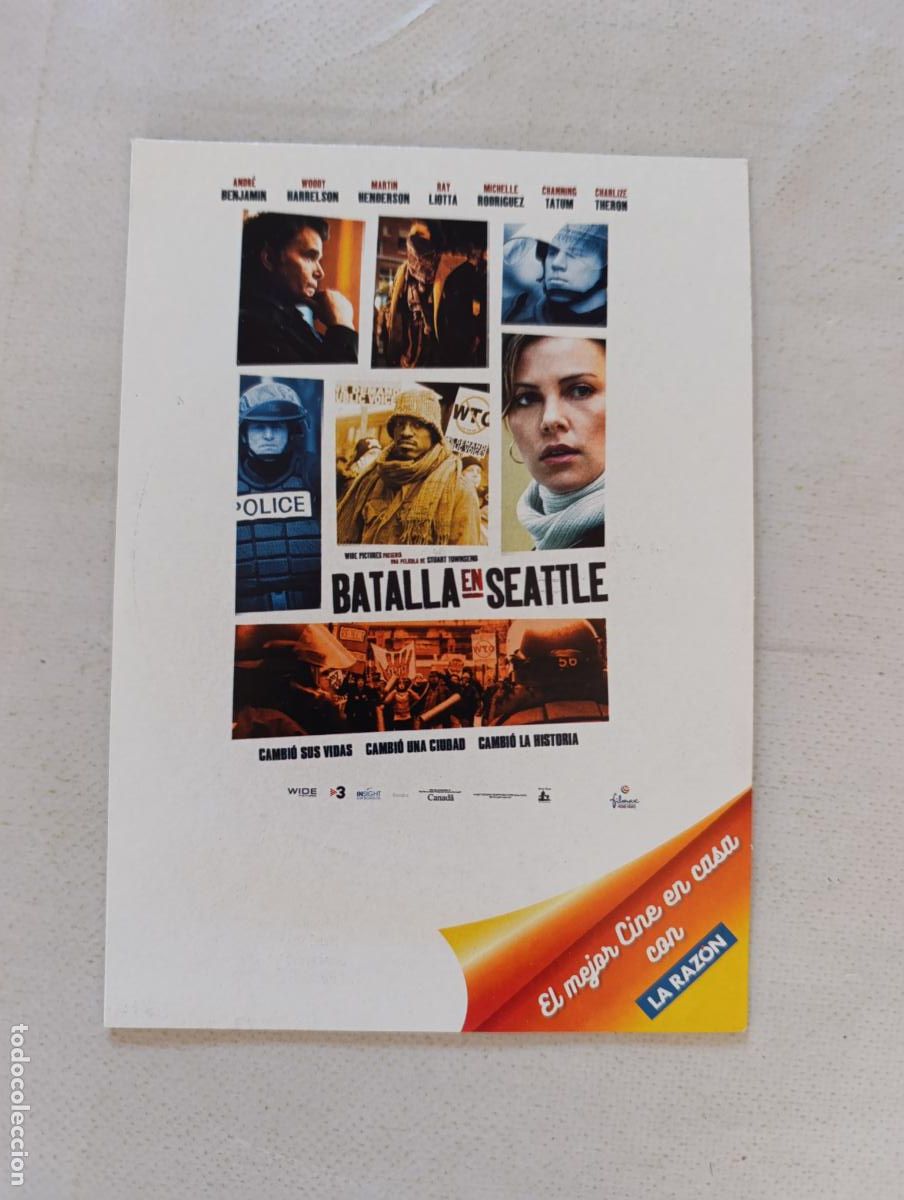 Cine: DVD BATALLA EN SEATTLE - FUNDA FINA CARTON (BA)