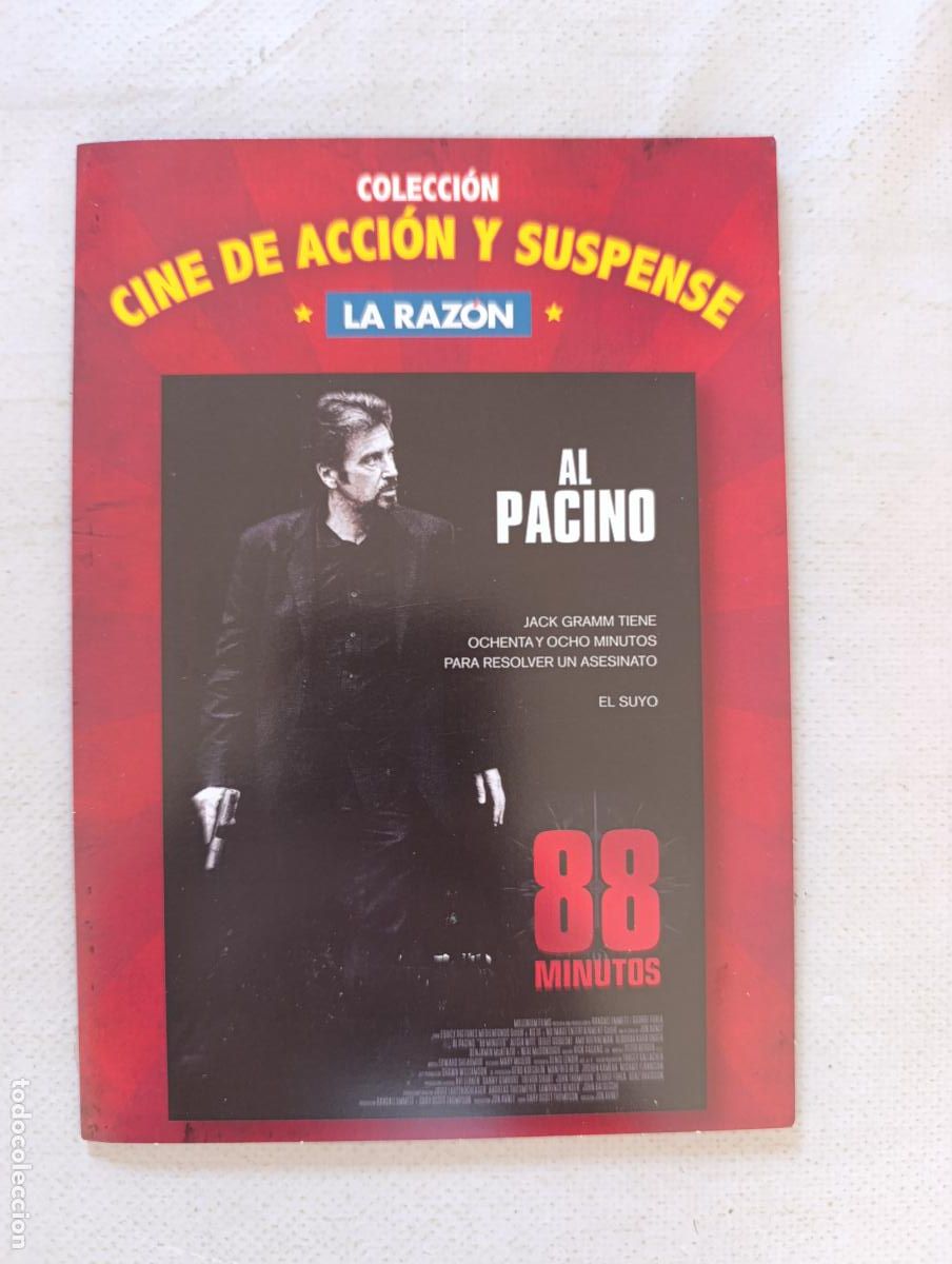 Cine: DVD 88 MINUTOS - AL PACINO - FUNDA FINA CARTON (CS)