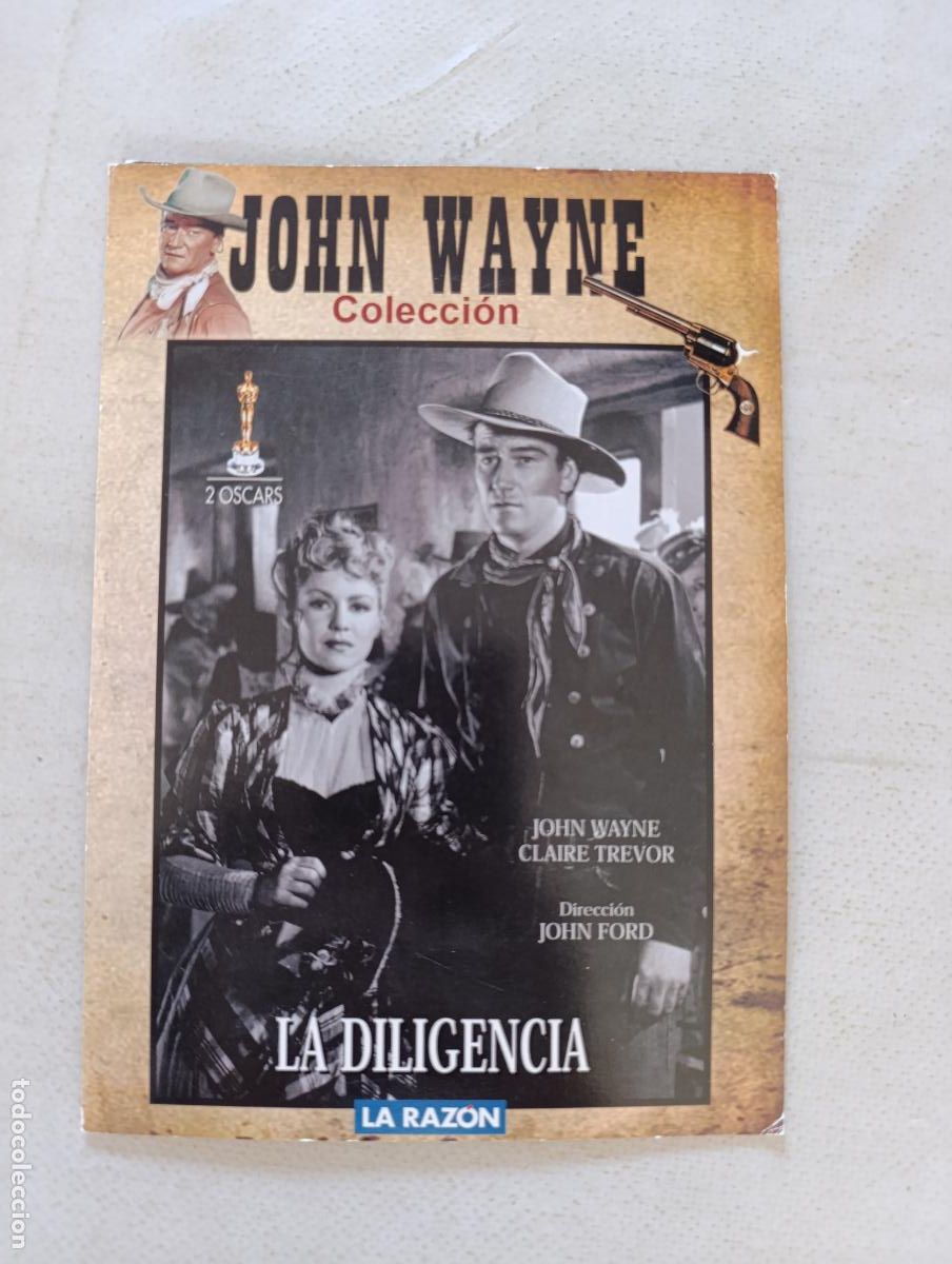 Cine: DVD LA DILIGENCIA - JOHN FORD - JOHN WAYNE - FUNDA FINA CARTON (CW)