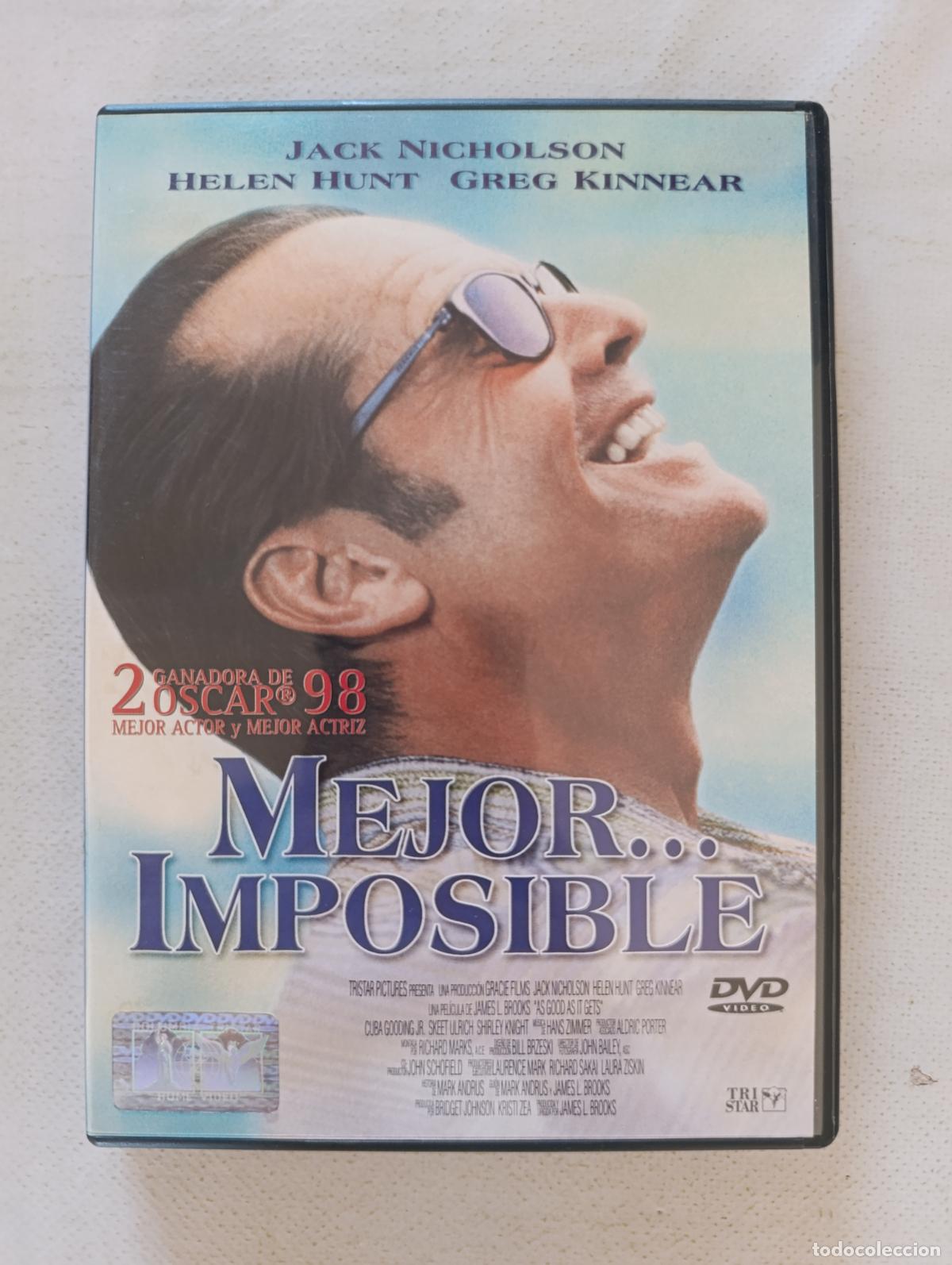 Cine: DVD MEJOR... IMPOSIBLE - JACK NICHOLSON, HELEN HUNT (CX)