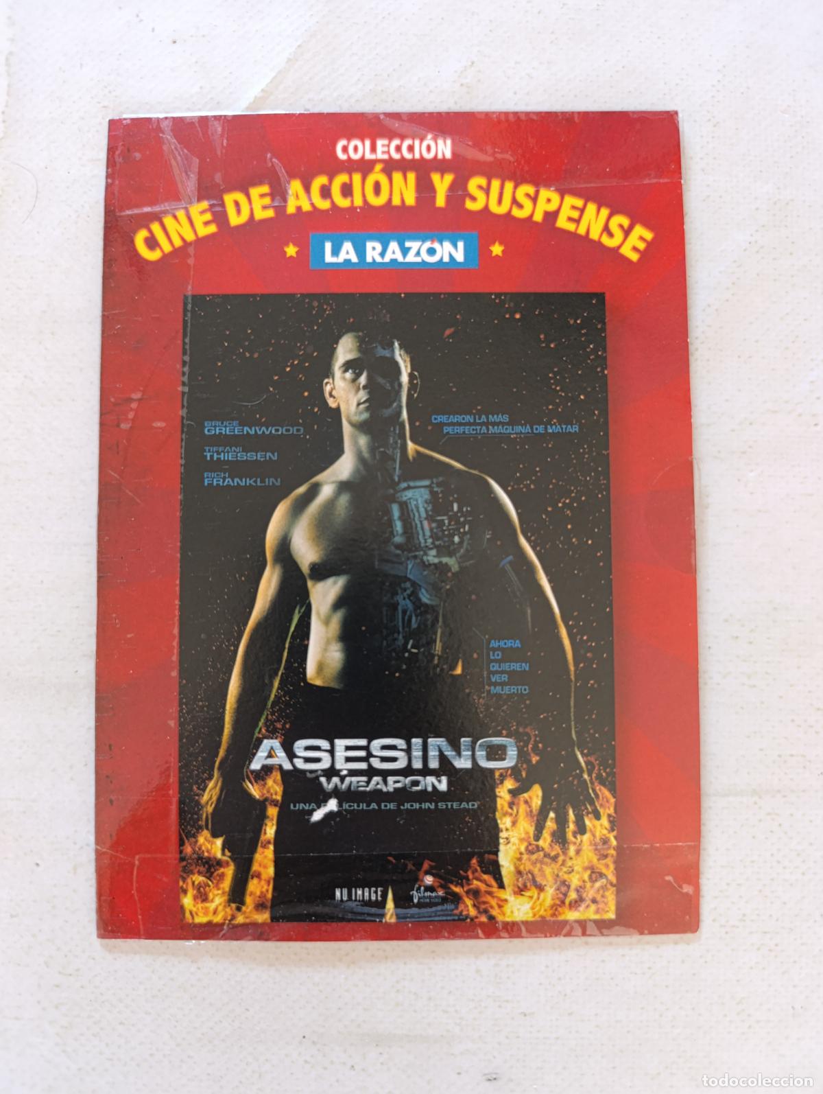 Cine: DVD ASESINO (WEAPON) - FUNDA FINA CARTON (CX)