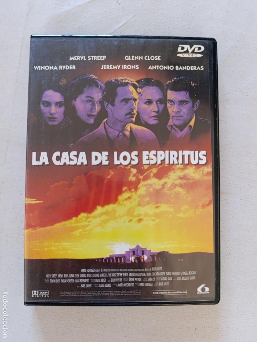 Cine: DVD LA CASA DE LOS ESPIRITUS - WINONA RYDER, MERYL STREEP, JEREMY IRONS, GLENN CLOSE (DH)