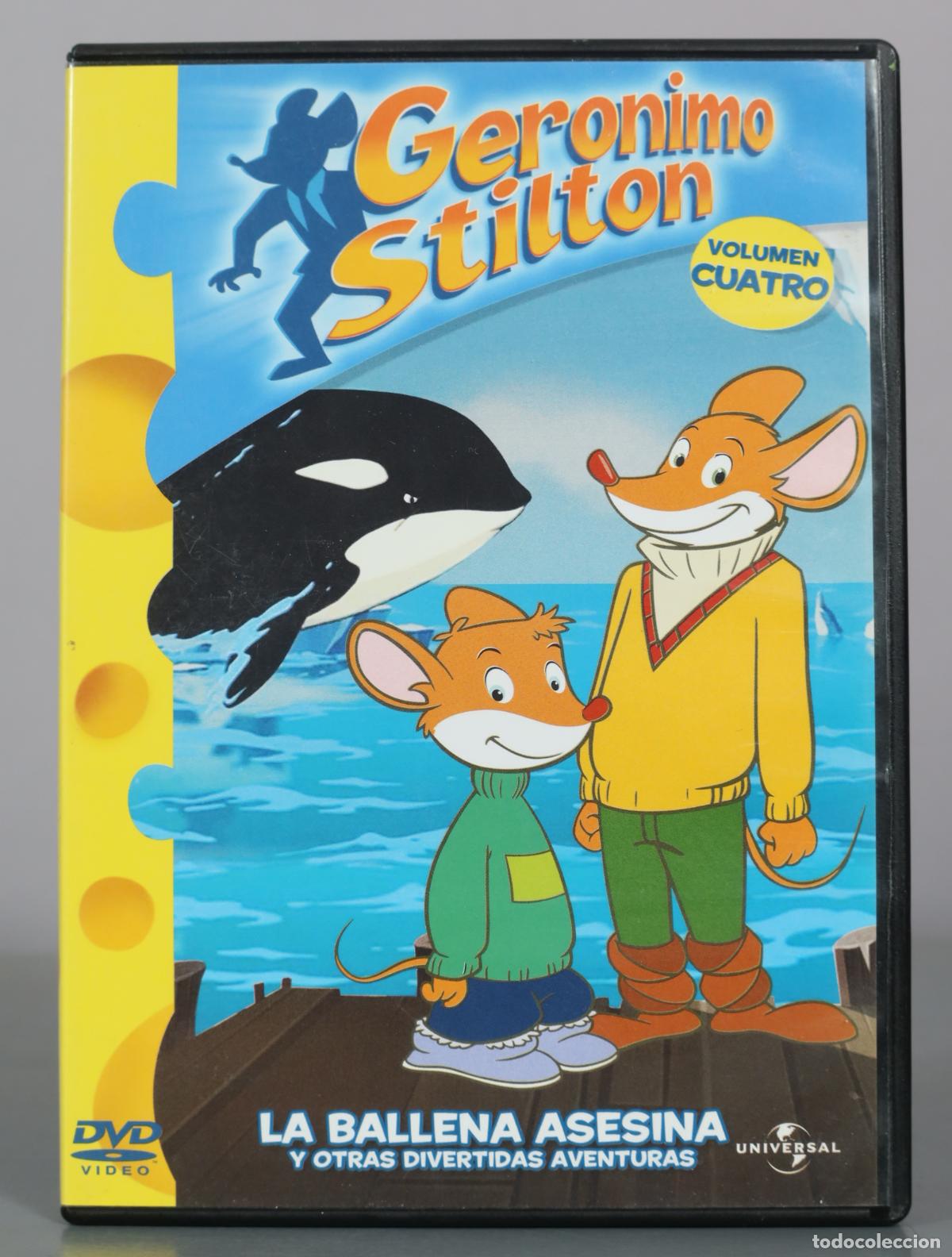 Cine: DVD. Geronimo Stilton - Volumen Cuatro - La Ballena Asesina y Otras Divertidas Aventuras