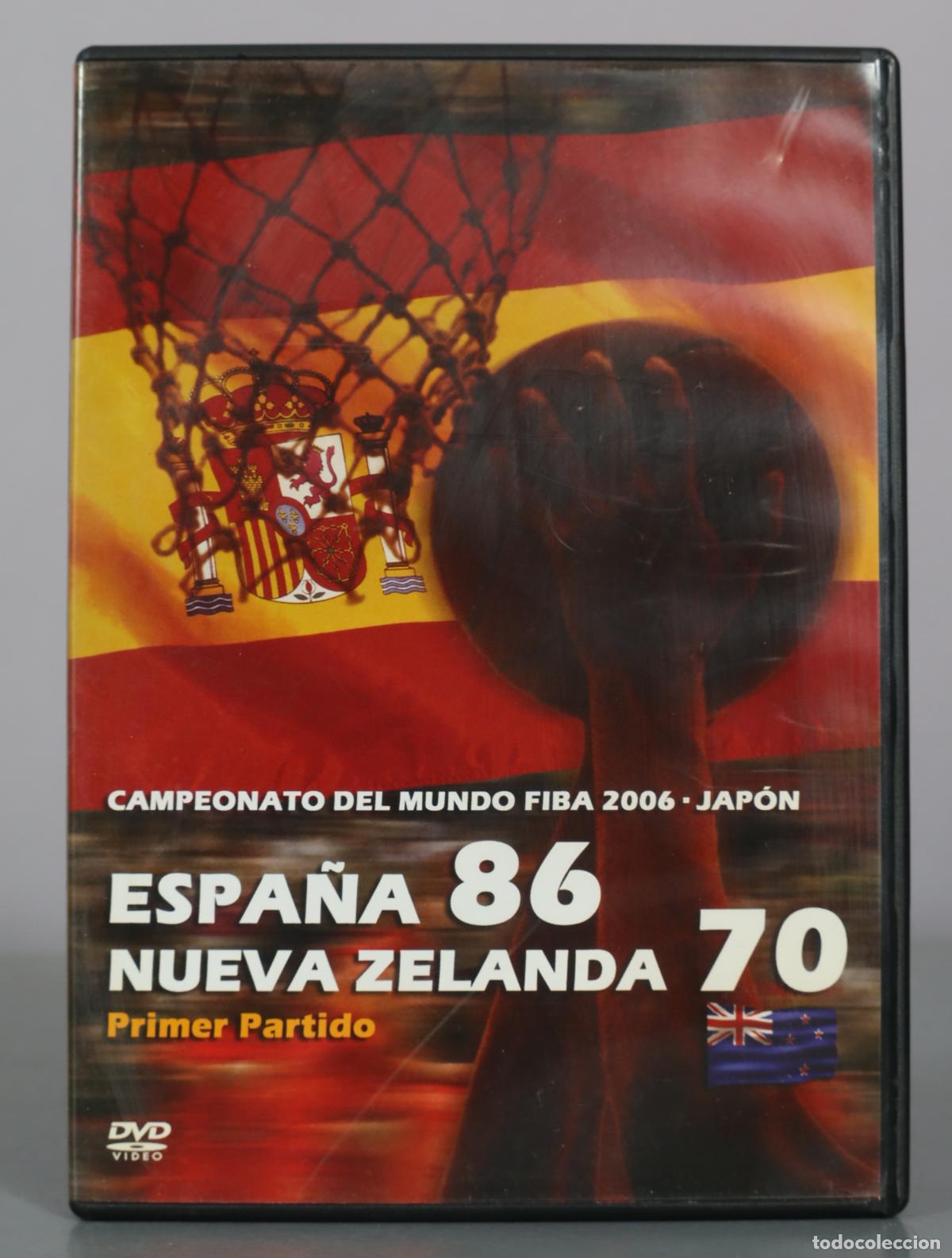 Cine: DVD. Campeonato del Mundo FIBA - Espa&ntilde;a 86 Nueva Zelanda 70 - Primer Partido - El Mundo