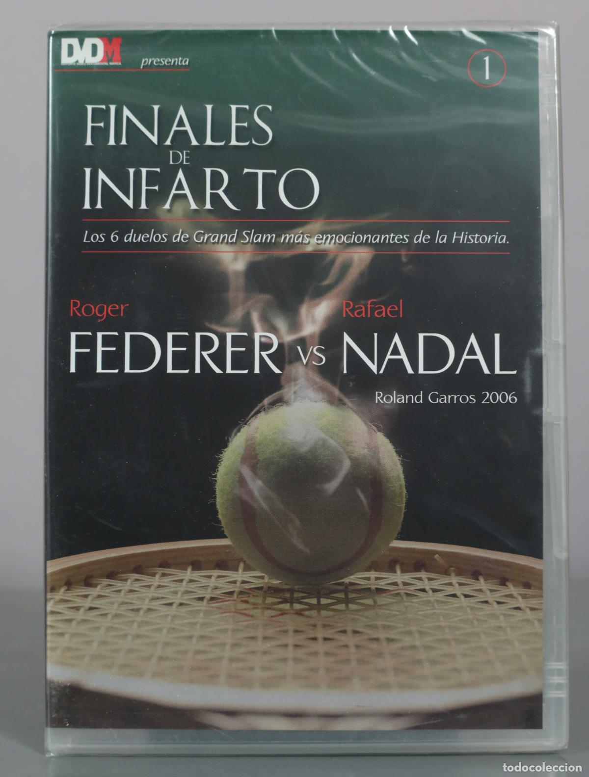 Cine: DVD. Finales de Infarto - Roger Federer vs Rafael Nadal . PRECINTADO