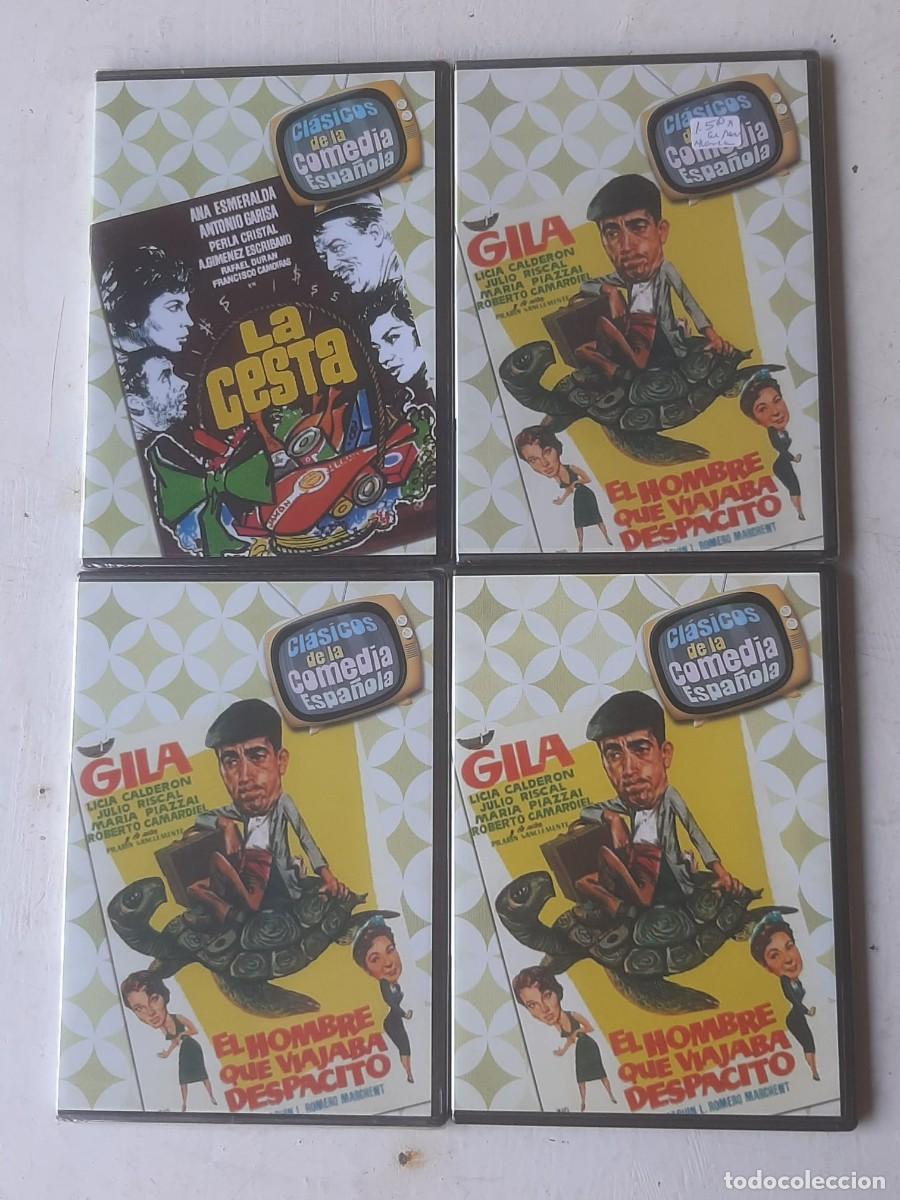 Cinema: Lote 4 DVD precintados La Cesta y El hombre que viajaba despacito (3 unidades)