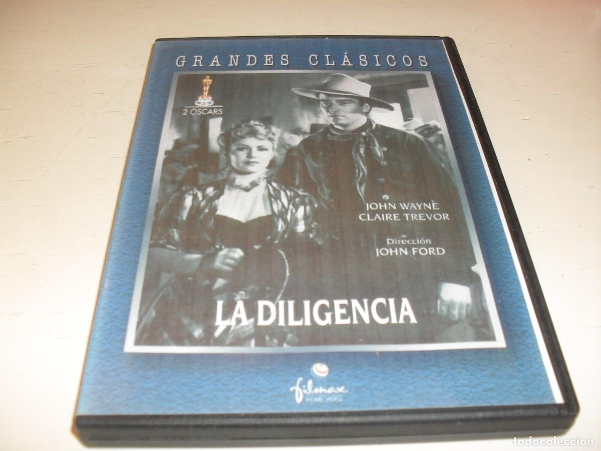 Cine: GRANDES CLASICOS:DVD LA DILIGENCIA,CON JOHN WAYNE,EDITADA POR FILMAX EN 2000