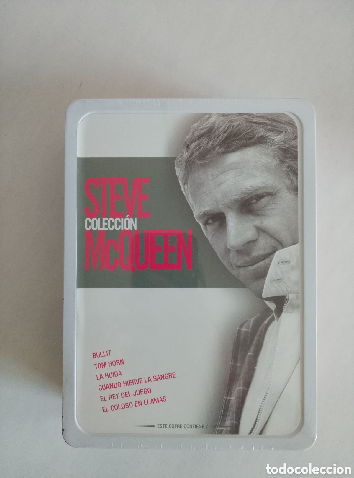 Cine: PACK 6 PELICULA DVD STEVE McQUEEN (7 DISCOS COFRE METALICO) SIN ABRIR PRECINTADO