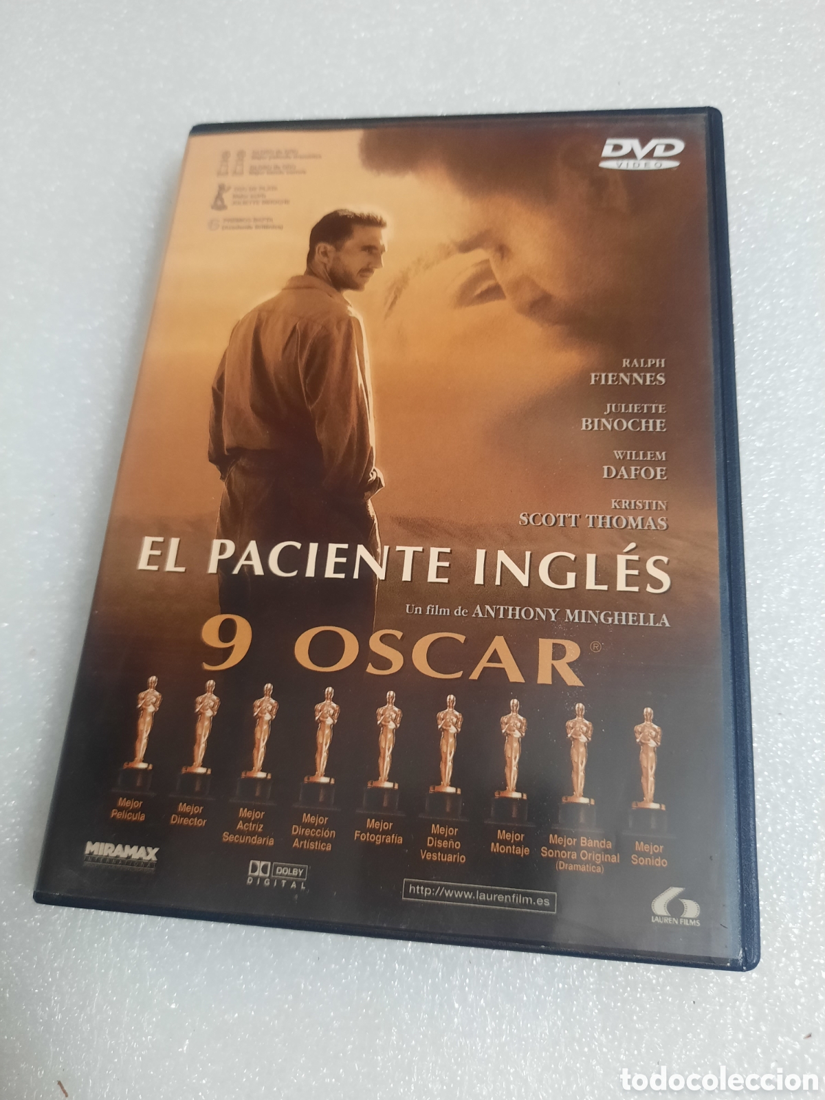 Cine: El Paciente Ingl&eacute;s - DVD