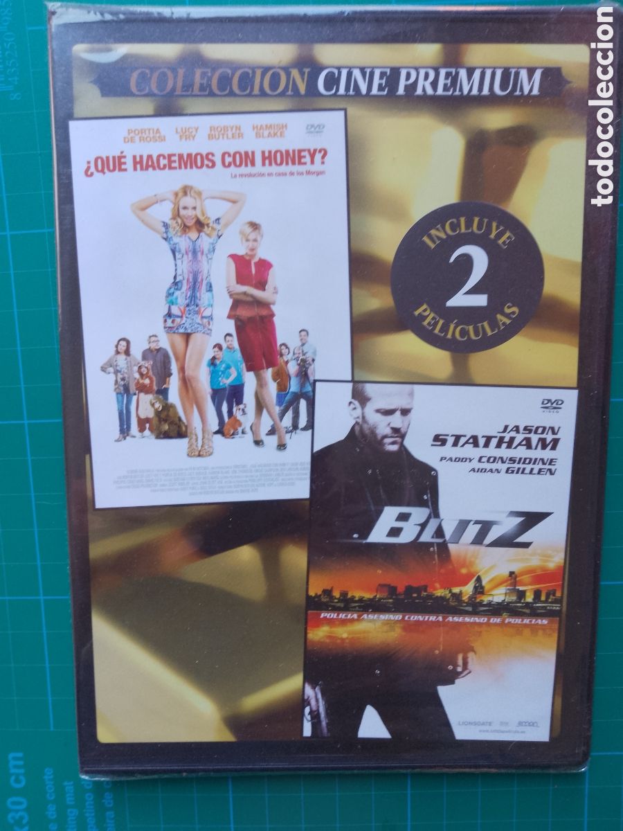 Cine: COLECCION CINE PREMIUM, &iquest;Qu&eacute; Hacernos Con Honey? / Blitz, Jason Statham, Nuevo Precintado.