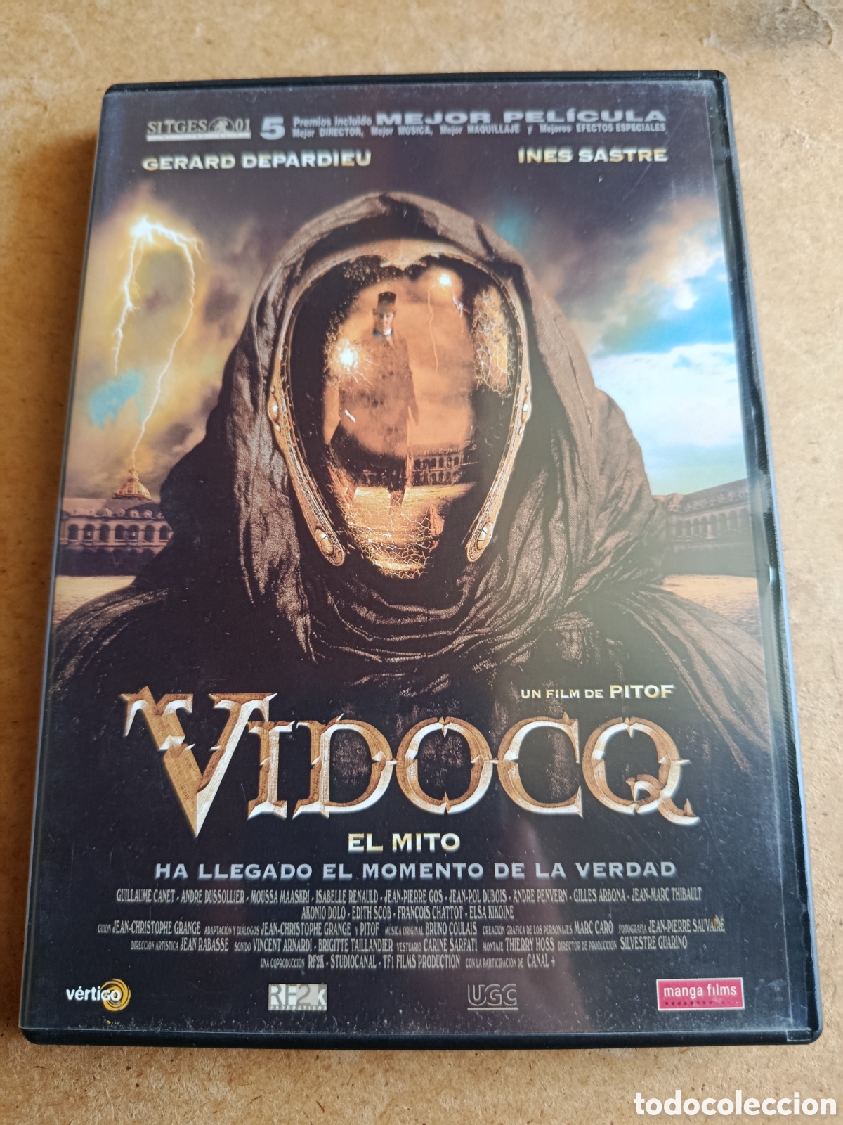 Cine: Dvd - vidocq - Gerard depardieu