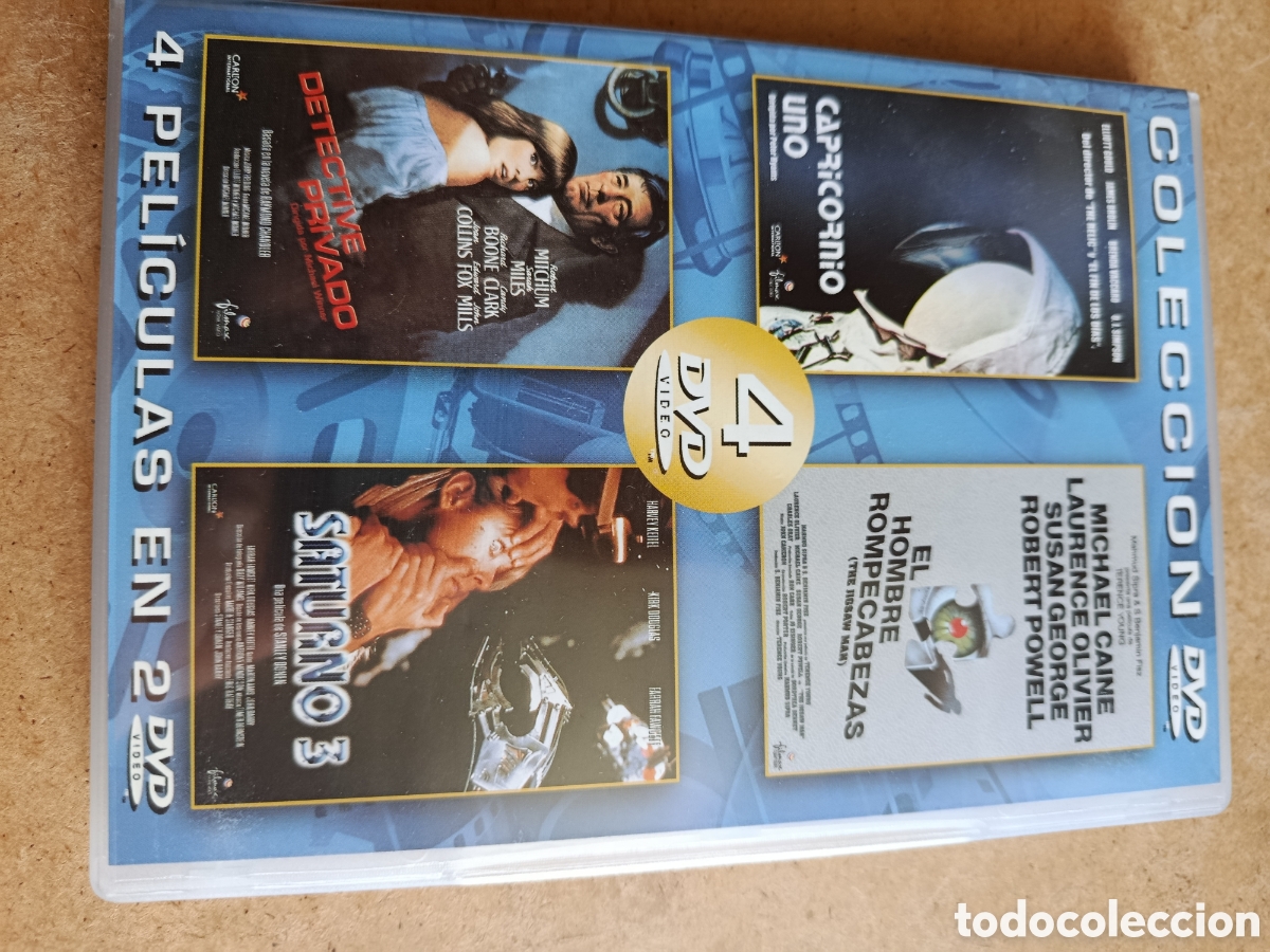 Cine: Colecci&oacute;n 4 DVD video - saturno 3 , capricornio 1 ....