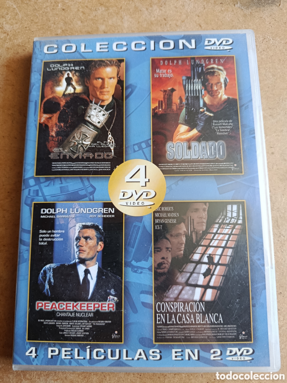 Cine: Colecci&oacute;n 4 DVD video - soldado , el enviado, peacekeeper ....