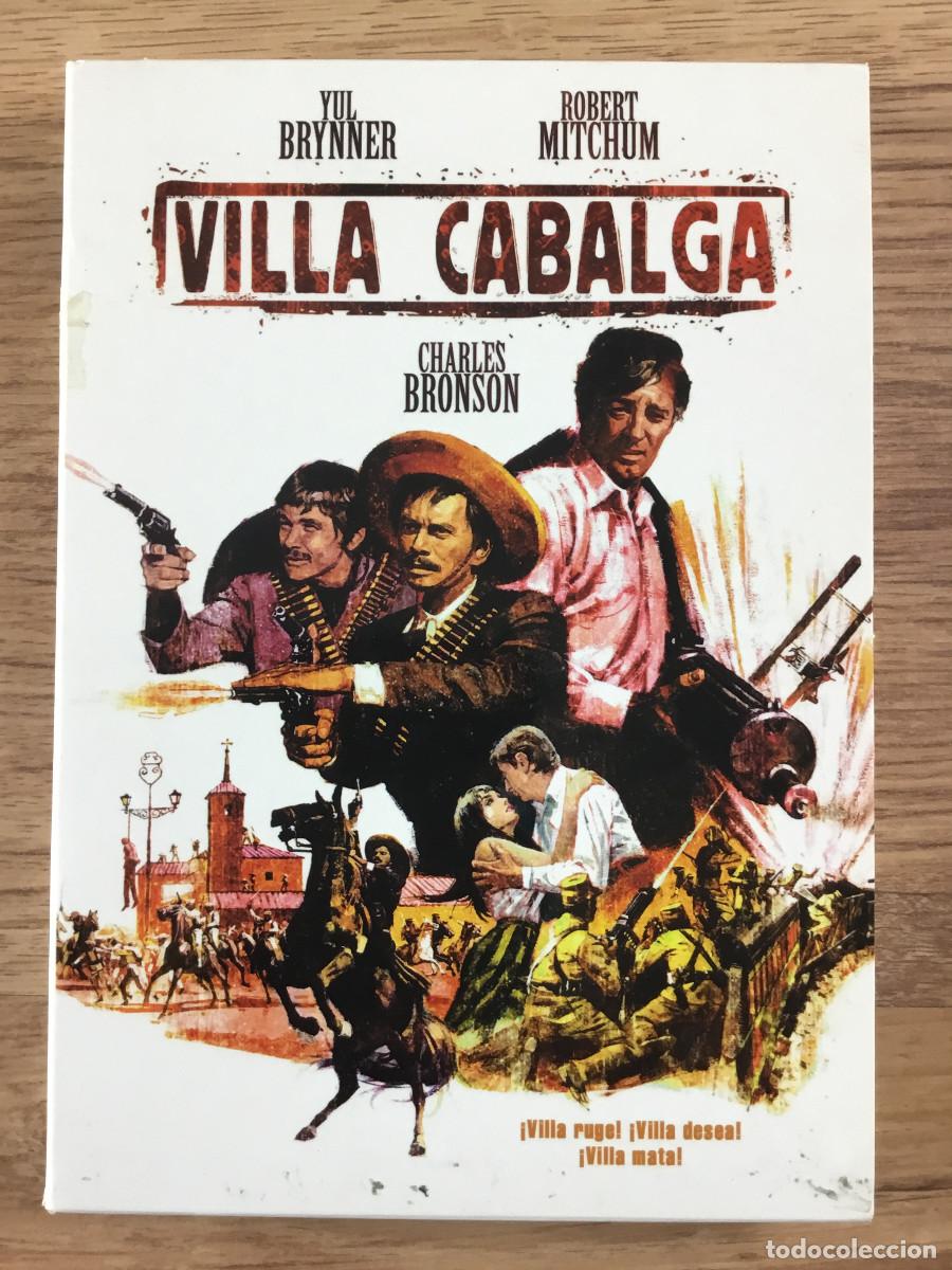 Cine: VILLA CABALGA - YUL BRYNER & ROBERT MITCHUM , CHARLES BRONSON- DVD - ESPA&Ntilde;OL CASTELLANO