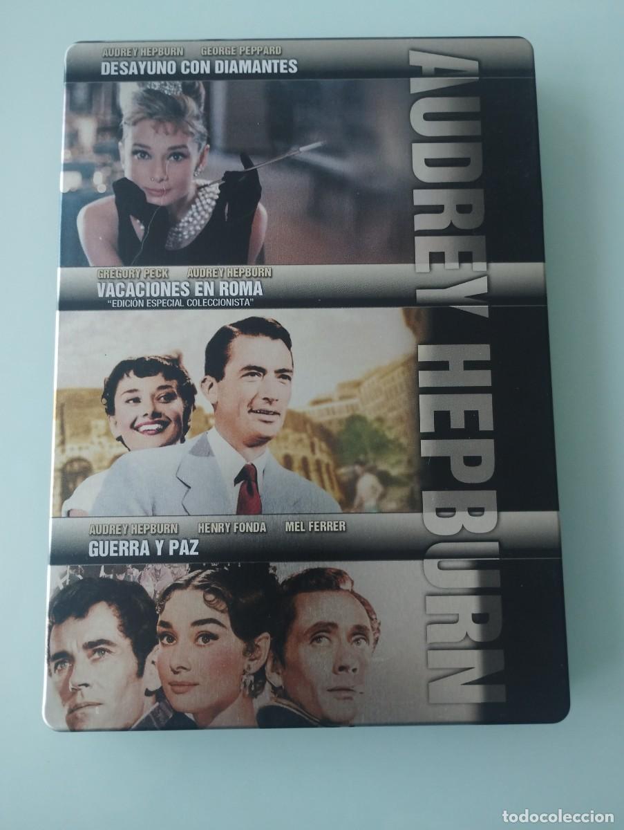 Cine: Pack Audrey Hepburn estuche met&aacute;lico con tres DVD