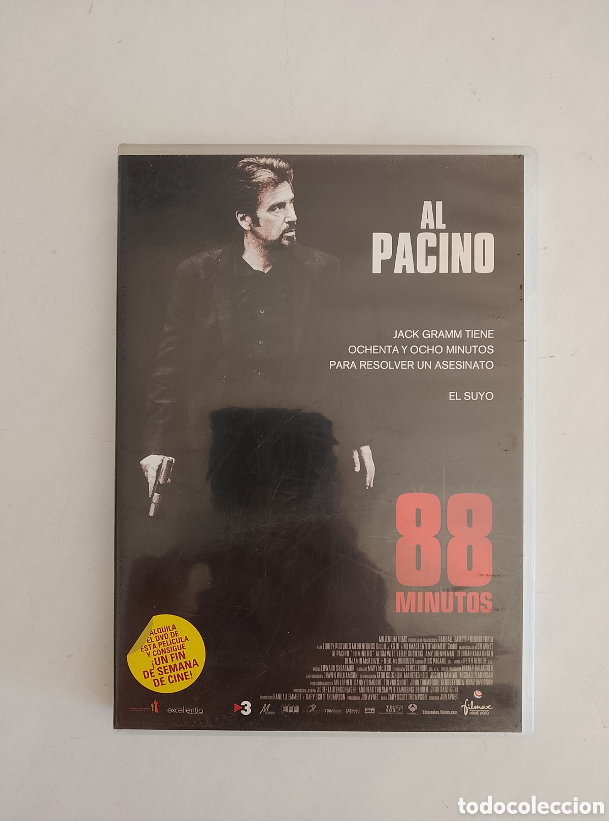 Cine: PELICULA DVD 88 MINUTOS
