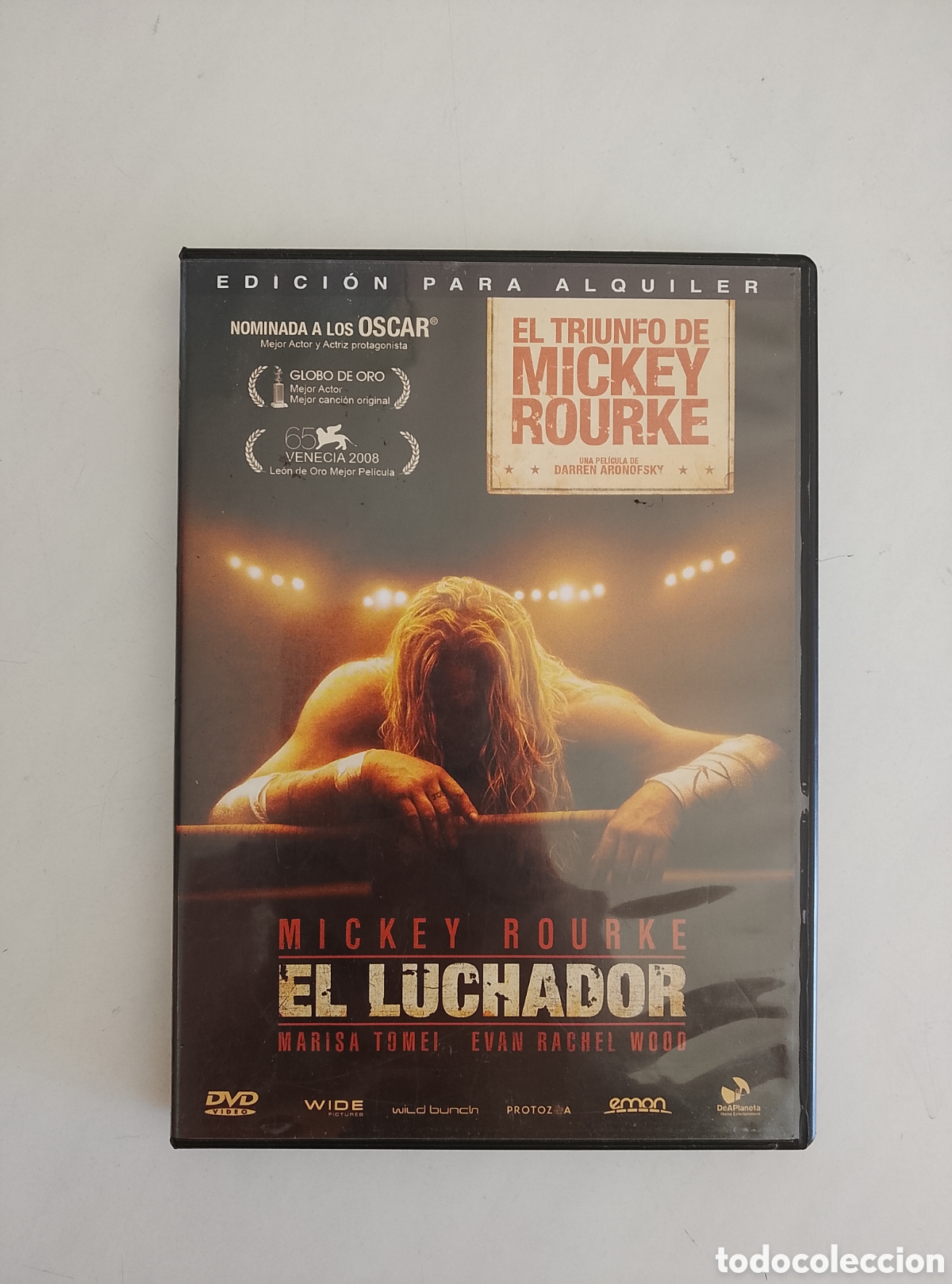 Cine: PELICULA DVD EL LUCHADOR