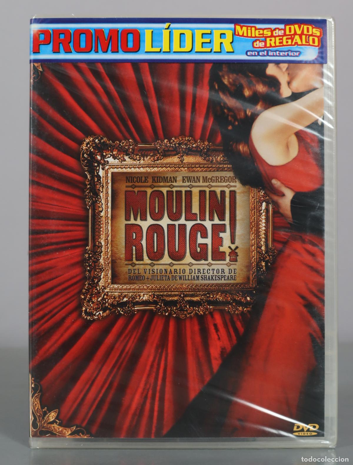 Cine: DVD. Moulin Rouge! - Nicole Kidman, Ewan McGregor - Baz Luhrmann . PRECINTADO