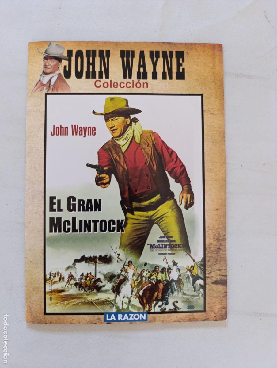 Cine: DVD EL GRAN MCLINTOCK - JOHN WAYNE, MAUREEN O'HARA - FUNDA FINA CARTON (DN)