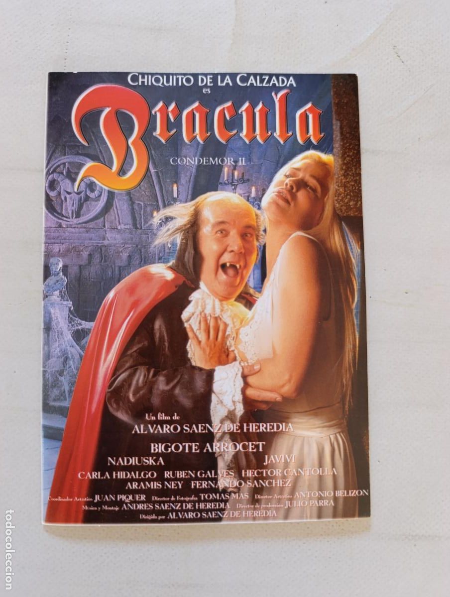 Cine: DVD BRACULA - CONDEMOR II - CHIQUITO DE LA CALZADA - FUNDA FINA CARTON (DN)