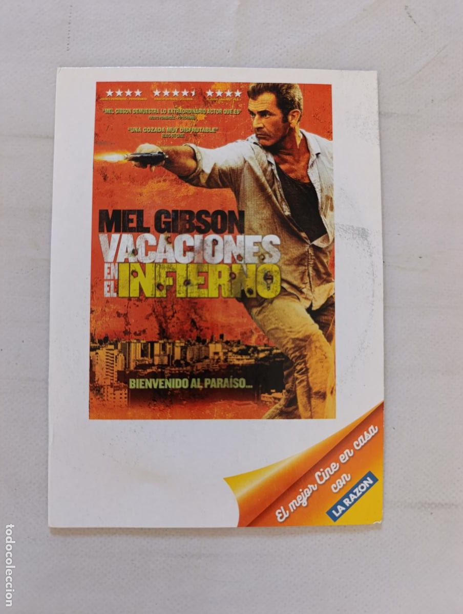 Cine: DVD VACACIONES EN EL INFIERNO - MEL GIBSON - FUNDA FINA CARTON (DN)